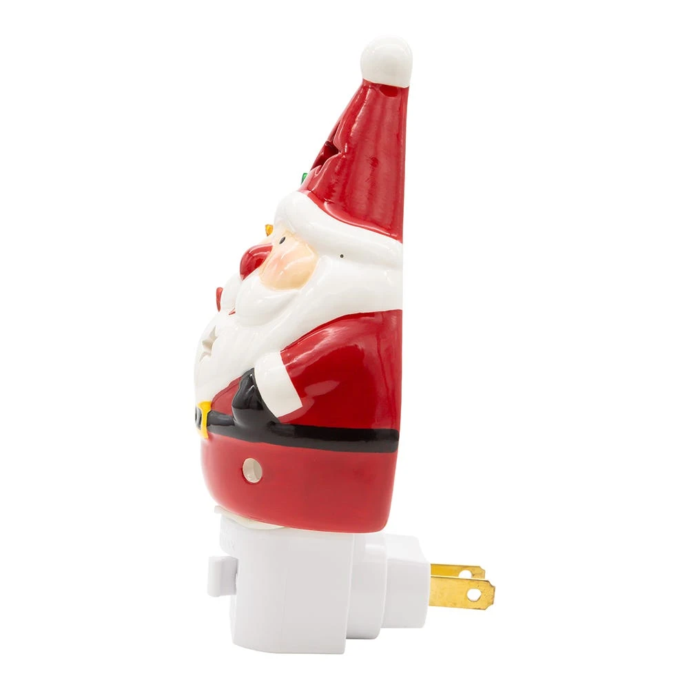 5" Santa With Christmas Tree Night Light 6 5" Santa With Christmas Tree Night Light - Image 4