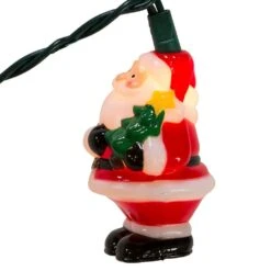 11.5' UL 10-Light Santa With Christmas Tree Light Set -Fancy Decor House Shop ul4291 01