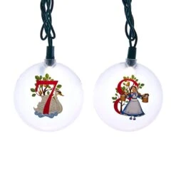 32.5' UL 12-Light 12 Days Of Christmas Light Set -Fancy Decor House Shop ul4372 04