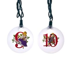 32.5' UL 12-Light 12 Days Of Christmas Light Set -Fancy Decor House Shop ul4372 05