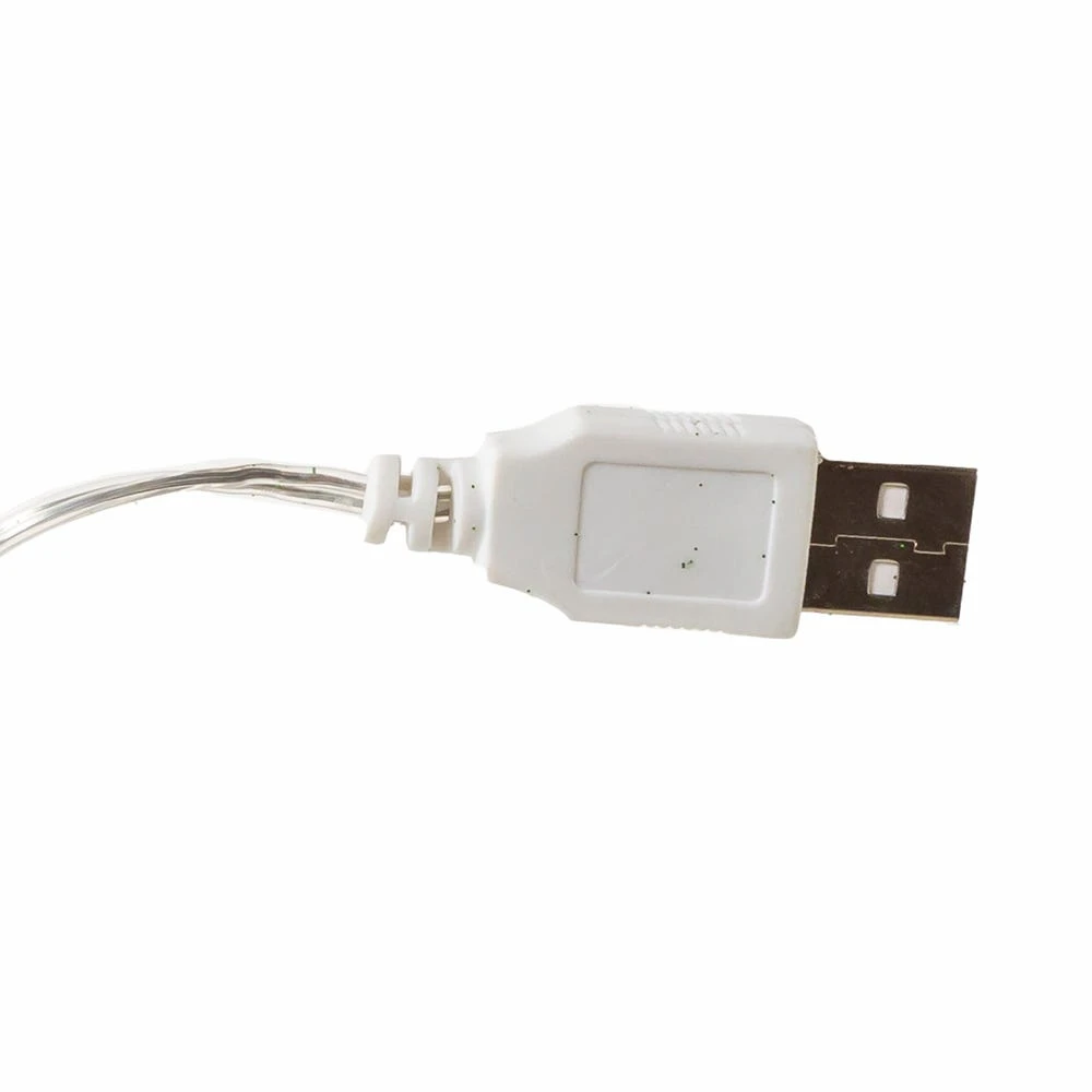 Glass USB Warm White LED Christmas Tree Ornament 8 Glass USB Warm White LED Christmas Tree Ornament - Image 6