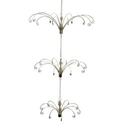 Metal Gold Ceiling Suspended Christmas Tree -Fancy Decor House Shop w20251