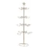 7' Un-Lit Gold Metal Christmas Tree -Fancy Decor House Shop w5511go