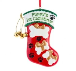 "Puppy's 1st Christmas" Stocking For Personalization