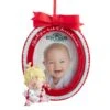 Baby's 1st Christmas Oval Girl Picture Frame Ornament For Personalization -Fancy Decor House Shop w8507g 1